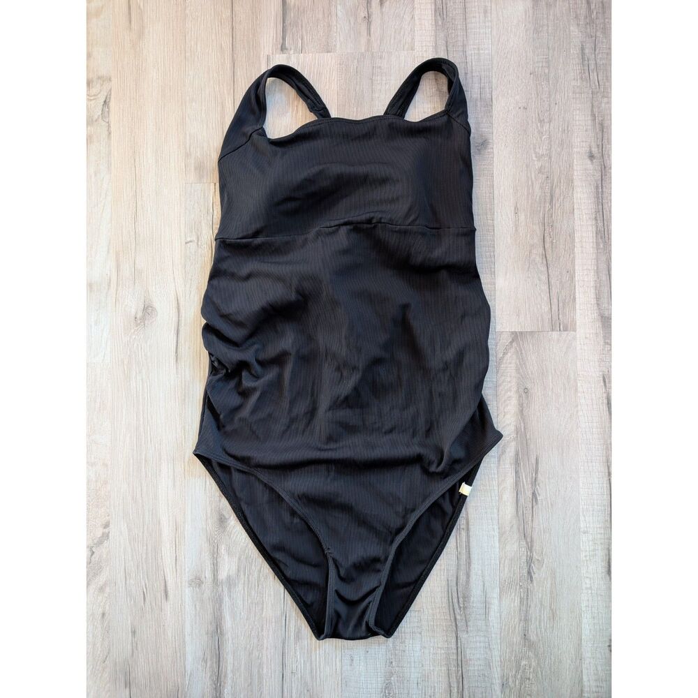 Summersalt Maternity Cinched Current Swimsuit Bla… - image 2